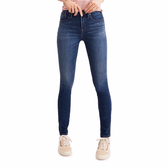 Madewell 10" High Rise Skinny Jeans in size 28 - Picture 1 of 11